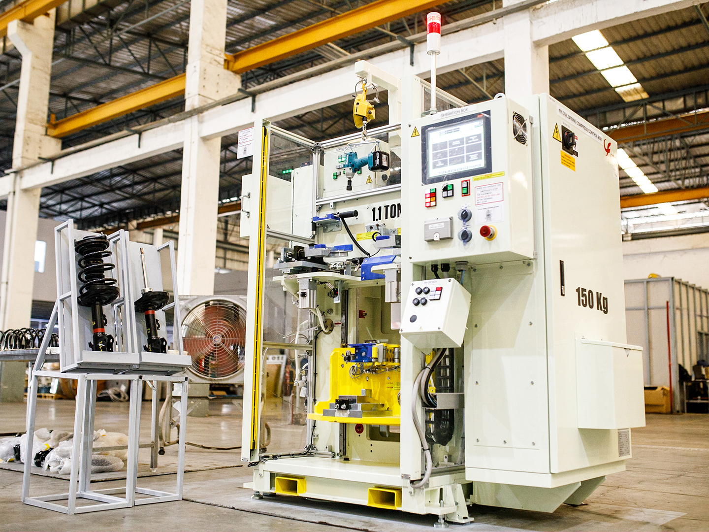 Front Coil Spring Press Machine